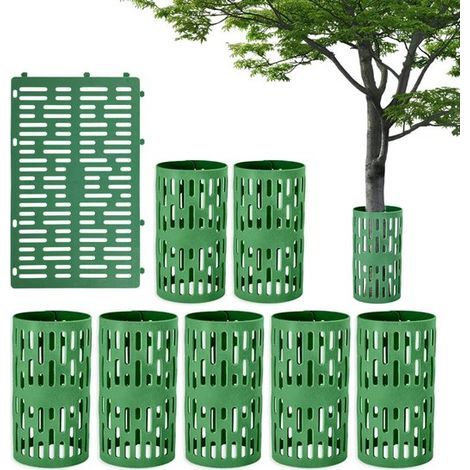 Set mit 8 Baumstammschonern – 20 x 33 cm – Verstellbarer Schutz – Atmungsaktiv und wetterfest (1/5)