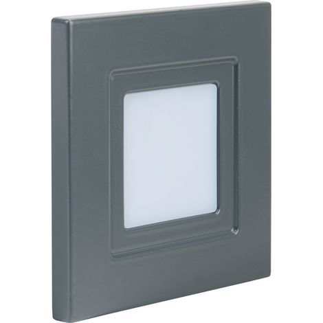 ISO 80 Encastré Mur LED 1,2W 3CCT 2700/3200/4000K 80lm 115° 40000h anthracite ARIC 51886 (1/4)