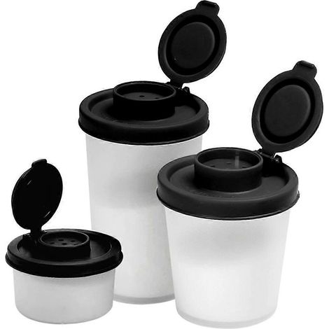 Ensemble de salières et poivrières de voyage étanche à l'humidité, pots à épices avec couvercles (1/5)