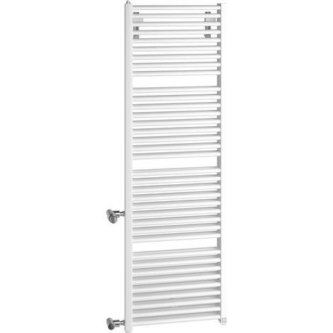 Kermi Duett-D Radiador de baño de repuesto, conexión izquierda, 1796x634 mm (HxL), blanco, DUN2D1800602LXK
