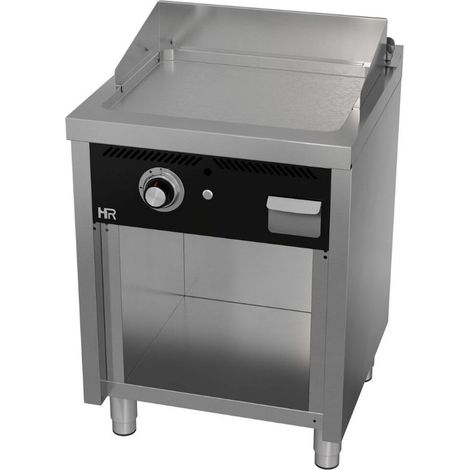 Fry-top s/600 acier rectifié sur placard - HR Fainca