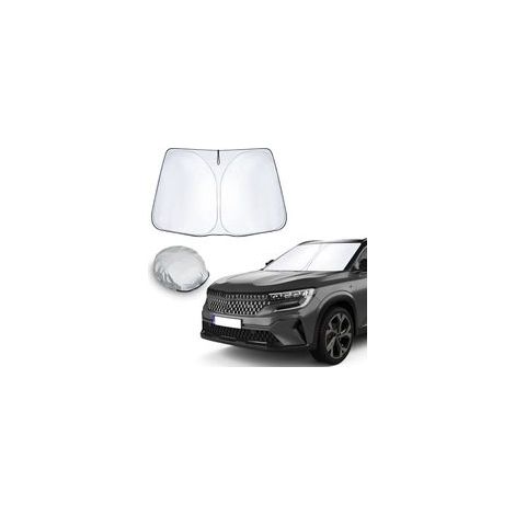 Pare-soleil de pare-brise compatible avec Renault Austral E-Tech 2023, 2024 et 2025, avec isolation thermique et protection anti-UV, accessoires Sun Austral (145 x 80 cm) (1/4)
