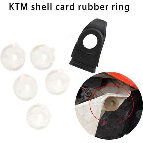 Kit de fixation en caoutchouc pour filtre à air de moto, facile à installer et à utiliser. (1/4)
