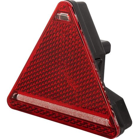 Piloto trasero LED combinado, izquierdo, triangular, 12/24V rojo, roscado Waś 1400300324 (1/5)