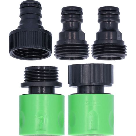 Raccord rapide de tuyau NPT 3/4 femelle mle filetage coupleur mamelon pour jardin pelouse Irrigation (1/5)