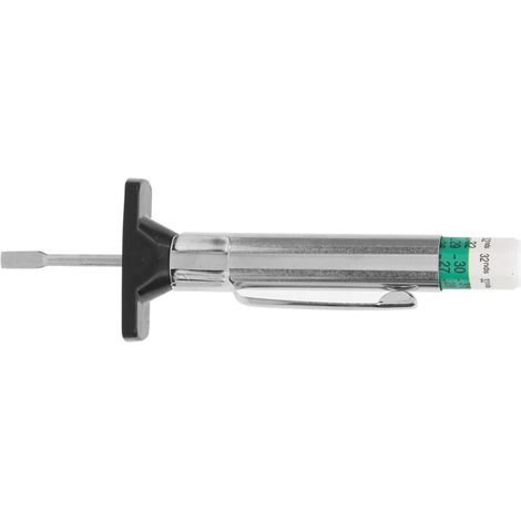 Profiltiefenmesser für Reifen 0-25 mm, universelles, tragbares, zweifarbiges Reifenmessgerät (1/5)