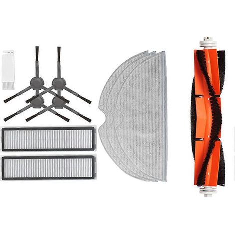 Accessoires pour aspirateur robot Xiaomi Dreame Bot D9 Max D9 : filtre HEPA, brosse principale latérale et lingettes de nettoyage de rechange (1/5)