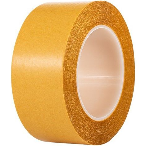Band Double Face Gelb Stoff 2x10m Forte Adhérence Bricolage (1/5)