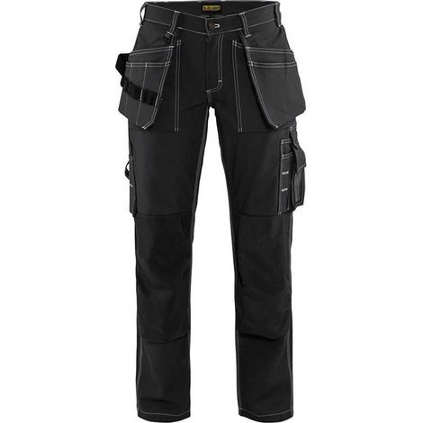 Pantalon de travail artisan Femme 1545 - Noir 2XL - FR(50) - SE(C48) - Standards (1/3)