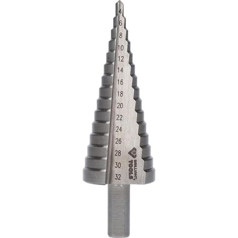 BRILLIANT TOOLS  Broca escalonada  Ø 4  - 32  mm  - BT101928 (1/4)