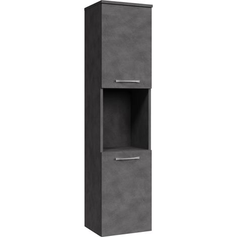 Badezimmer Schrank Montreal 131 cm Matera – Regel Schrank Hochsc