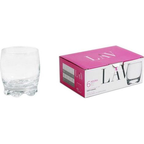 LAV Set de 6 Verres à Liqueur Adora 80 ml