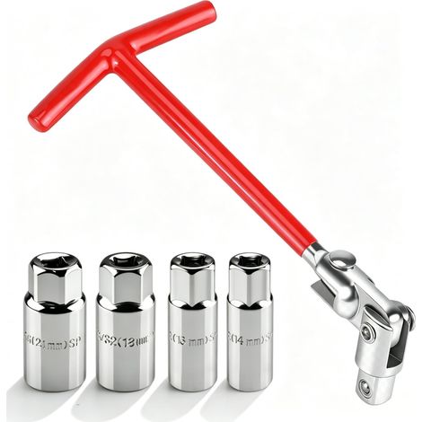 5 Ensemble de clés à Douille à Bougie d'allumage avec 4 Tailles : 14/16/18/21 mm (1/5)