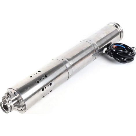Pompe submersible solaire 284W DC24V - En acier inoxydable - 2 m3/h 40 m (1/4)