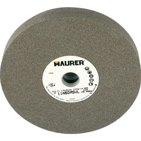 Mola Abrasiva al Corindone Misura 200X25X20 mm Grana 80 Maurer