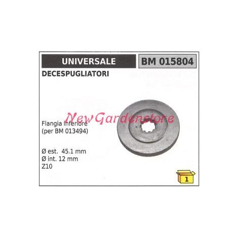 Flangia inferiore coppia conica UNIVERSALE decespugliatore 015804