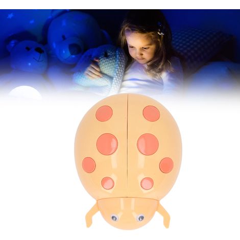 Verträumter Sternenhimmel-Projektor in Käferform, Nachtlicht, Spieluhr, Kinderspielzeug, Geburtstagsgeschenk, gelb (1/5)