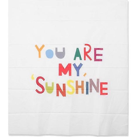 Tapisserie imprimée de lettres colorées pour enfants - Joyeux anniversaire - You1- (1/5)