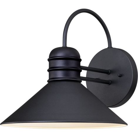 Außen LED Wandleuchte Walter Schwarz (1/2)
