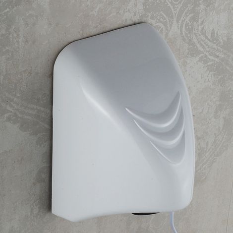 Induktionshändetrockner, automatischer Händetrockner, Hotelhändetrockner, spezieller Hotelhändetrockner, weiß, 14,0 x 15,0 x 21,5 cm