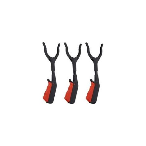 Lot de 3 pinces préhension pour enfants 30 cm, hygiéniques, collecte déchets portables multifonctionnelles, des applicables - (1/5)