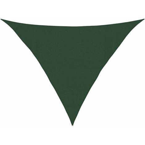 Maison Exclusive - Sonnensegel 160 g/m² Dunkelgrün 4x4x5,8 m HDPE