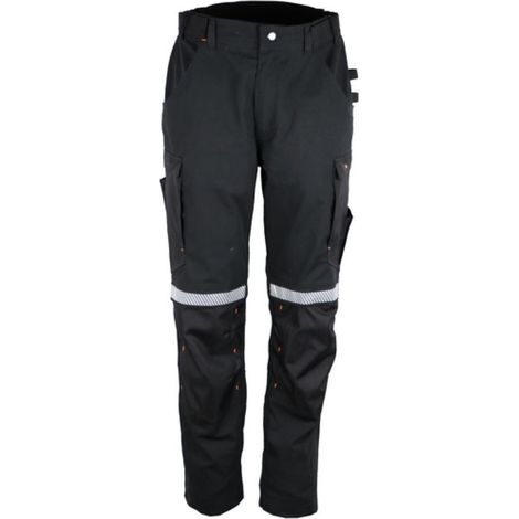 Pantaloni da lavoro ripstop Petro Singer Safety Nero XL