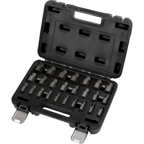 Draper 28196 Imperial Bolt Extractor Set, 3/8"" Sq. Dr. (25 Piece)