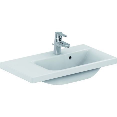 Lavabo CONNECT SPACE estante izquierdo 700 x 380 x 175 mm blanco IDEAL STANDARD (1/5)