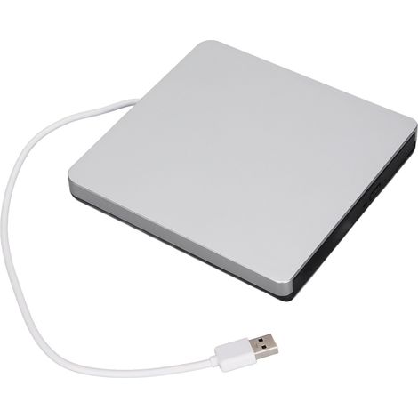 Graveur DVD externe pour ordinateur portable et de bureau : transmission haute vitesse, fiable, multifonctionnel et ultra-fin. (1/5)