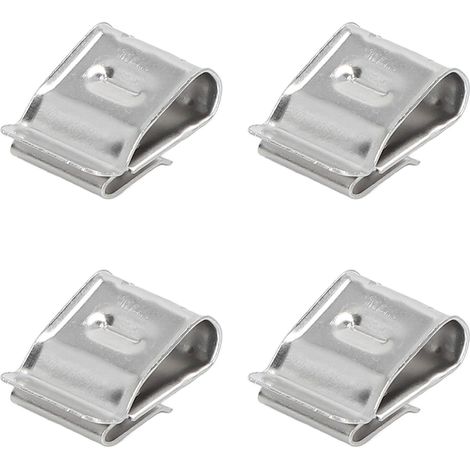 Lot de 50 pinces câble photovoltaïque acier inox SUS304 pour fils 2-6mm² cadre panneau solaire (1/5)
