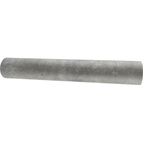 Papier peint autocollant en PVC gris ciment style vintage, avec cutter intégré, 40 x 900 cm. (1/5)