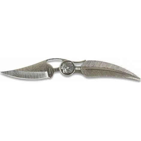 Couteau pliant Martinez Albainox pluma decorada lame 9 cm manche aluminium