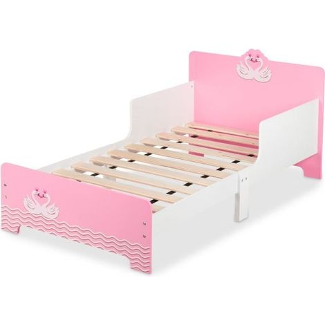 Lit pour tout-petit avec motif cygne