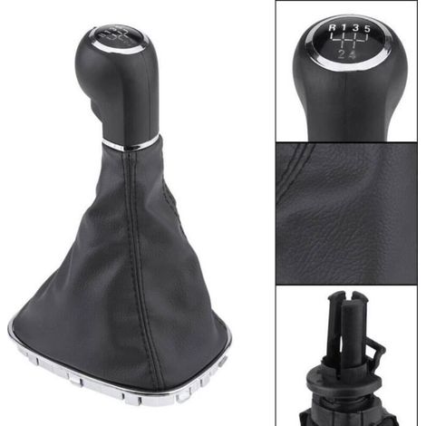 Lot de Pommeau Levier De Vitesse À 5 Vitesse avec Couvre-Soufflet Pour Opel / Vauxhall Corsa D 2006-2014 (1/4)