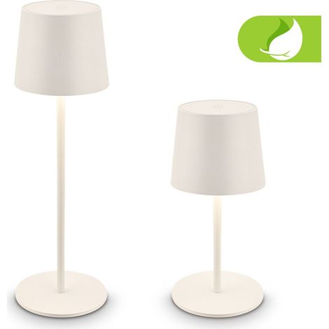 LED Tischlampe Akku LED Tischleuchte Dimmbar Kabellos Touch Aussen/Innen
