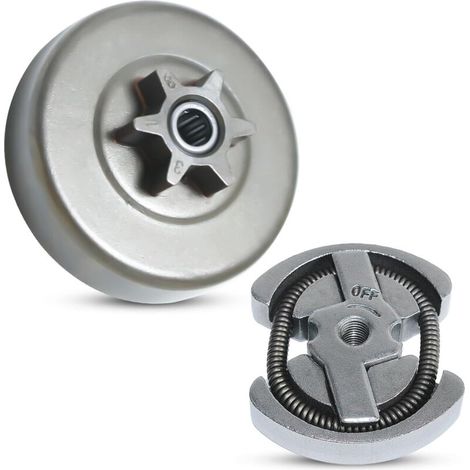 LinDuxe 3/8" Ritzelkupplungstrommel-Bausatz für Poulan Kettensägen Ersatzteile P3314 P3816 P3818 P3516 Ersetzt 530057907 530057905 (1/4)