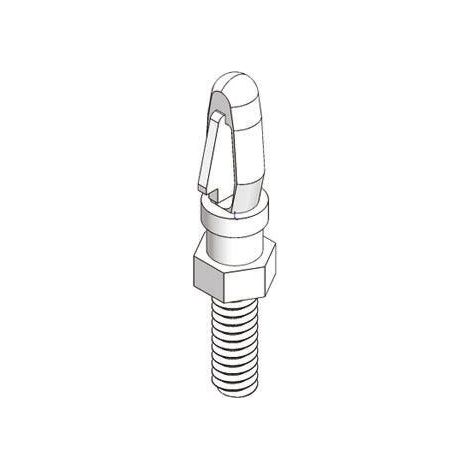 [JAMAIS UTILISÉ] Entretoise Richco, Nylon, Hauteur de 15.9mm, diamètre 3.18mm, M3 ( Sachet de 100 )
