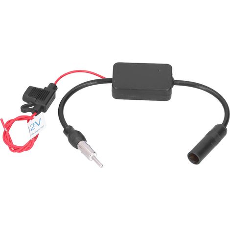 Antenne radio AM/FM pour voiture, amplificateur de signal pour véhicules marins, bateaux, camping-cars, camions, SUV, véhicules 12 V (1/5)