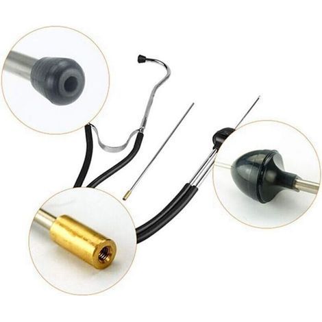 Stetoscopio per auto, stetoscopio da meccanico, strumento diagnostico per blocco motore, strumento diagnostico per rumori, rilevatore, tester, dispositivo diagnostico, strumento diagnostico per auto (1/3)