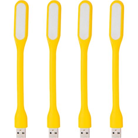 Lampe Led Usb Mini - Flexible - Pour Ordinateur Portable Clavier Banque D Alimentation - Lumière De Nuit Portative - 1 Pièce (1/5)