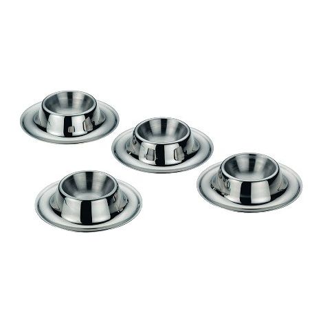 Coquetiers en acier Kela Vision, lot de 4. (1/2)