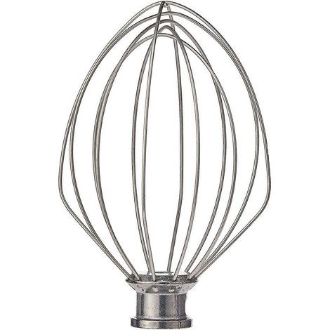 Fouet métallique de rechange K5AWW pour batteur de cuisine 5QT 5K5SS 5KPM5 pour appareils à levage de 5 pintes
