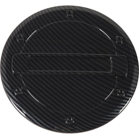 Bouchon de réservoir d'essence style fibre de carbone en ABS, couvercle de porte Gates pour réservoir d'essence 1500 2023 (1/5)