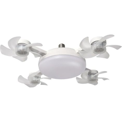 Energieeffizienter Deckenventilator mit Fernbedienung, stufenloser Dimmfunktion und Timer-Einstellungen (1/4)