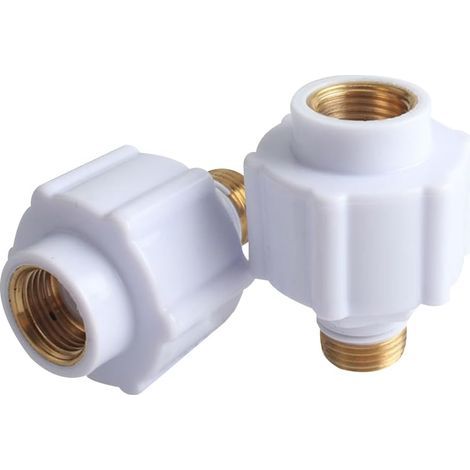 Raccord mural anti-choc électrique, connecteur fileté en cuivre anti-fuite et isolant thermique, diamètre 20 mm, compatible avec les chauffe-eau électriques et les systèmes de chauffage solaire de l'e (1/4)