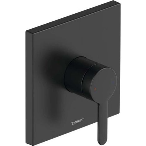 Duravit C.1 Mezclador monomando de ducha empotrado, roseta (1/2)