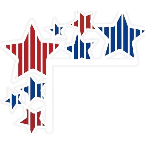 Décoration D'angle De Porte - Bois - Pour Cadre De Porte - Fête De L'indépendance - 1 Pièce (1/5)