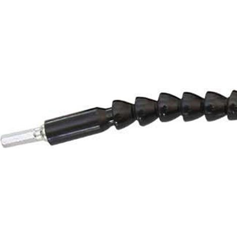 Ensemble 10 pièces tige flexible métallique embout hexagonal porte-embout rallonge pour visseuse perceuse électrique