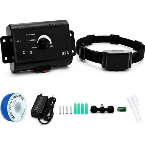 Collier Anti Fugue avec 280m Fil Installation enterrée Hors-Sol Facile à Utiliser pour Petit Moyen Système de Confinement électronique Souterrain pour Chien (1/5)